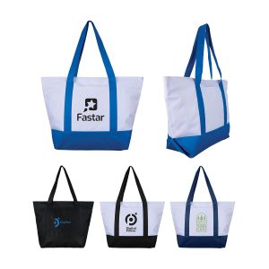Bay View Recycled Giant Zipper Beach Tote