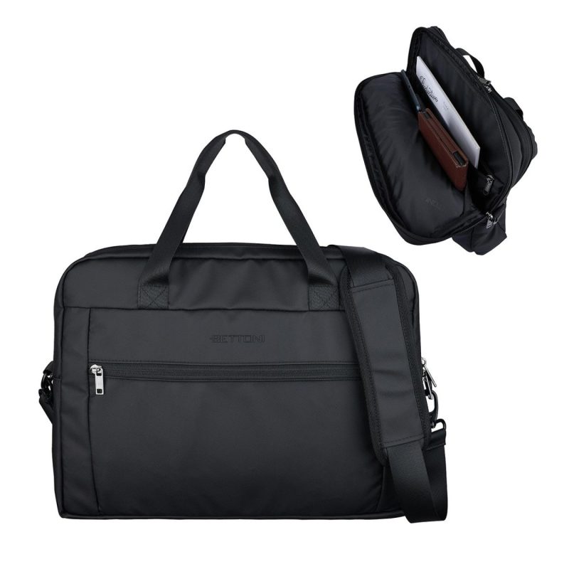 Custom Bettoni Moda Milano RPET Laptop Briefcase - 1