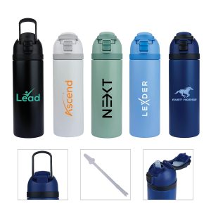 Dover 24 oz. PP / Steel Outer Dual Drinking Water Bottle