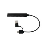 Custom Elio Aluminum 4-Port USB-A & C Hub - 1