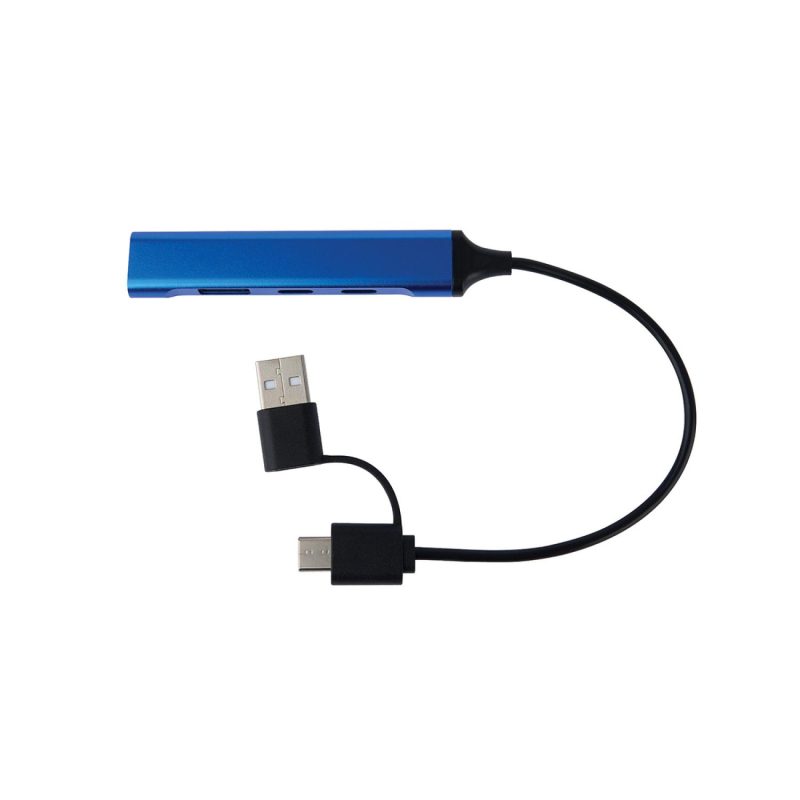 Custom Elio Aluminum 4-Port USB-A & C Hub - 2