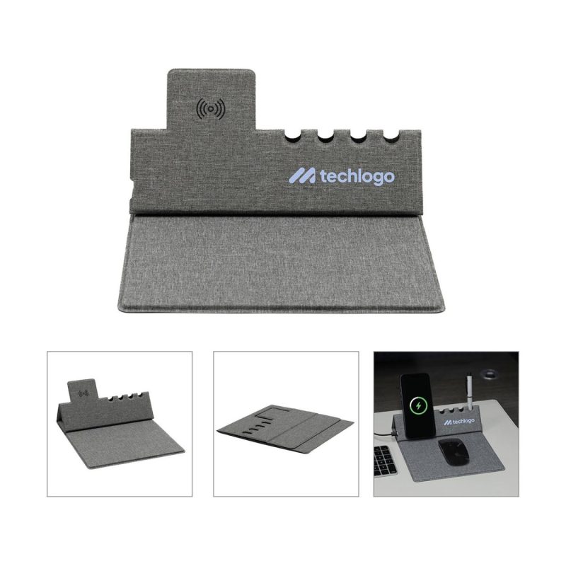 EvoPad Charge 2 RPET Desktop Organizer / Wireless Charger