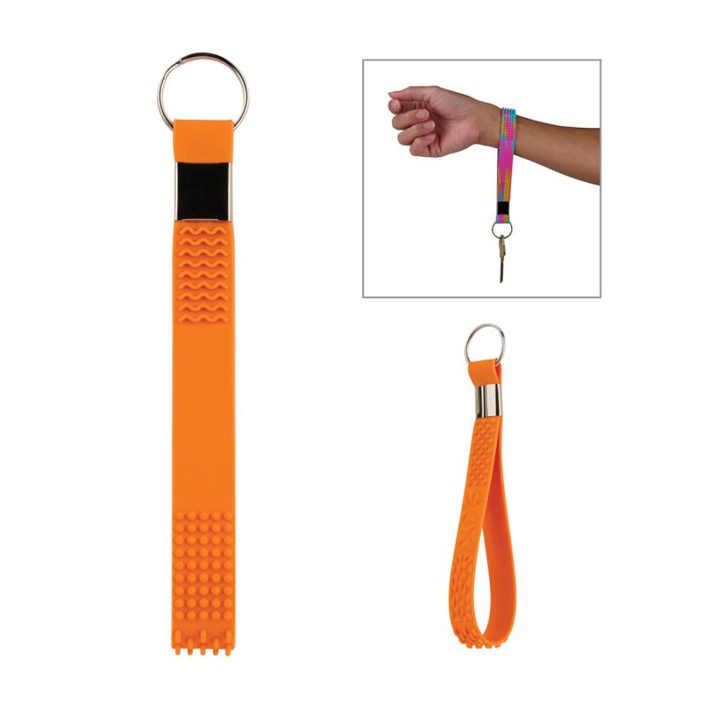 Custom Fefe Tactile Fidget Keychain Wristlet - 6