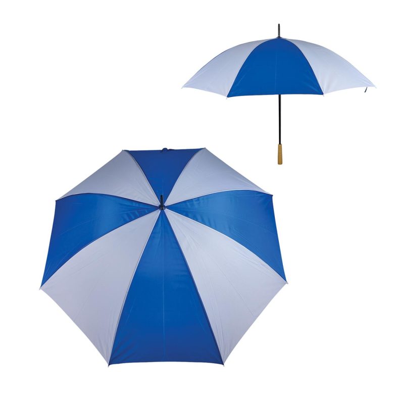 Custom Hartselle 60" Golf Umbrella With Wood Handle - 3