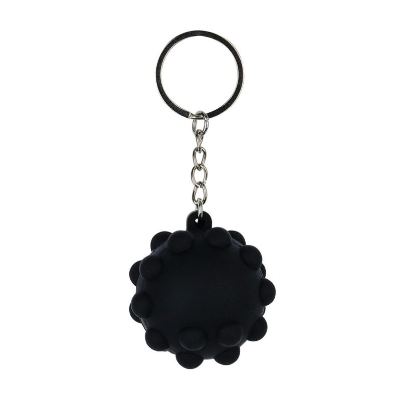 Custom Lala Push Pop Ball Keyring - 1