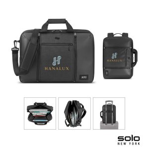 Solo New York Highpass Hybrid Briefcase Backpack