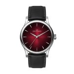 Watch Creations 38MM, 3 HAND, STAINLESS STEEL CASE, RED GRADIENT COLOR DIAL W/ APPLIED INDEXES, BLAC